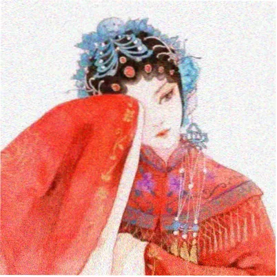 观众慢速放映头像